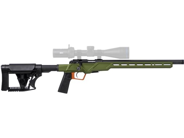 CZ-USA 457 VPC MTR Bolt Action Rimfire Rifle 22 Long Rifle 16.5" Barrel Matte and Olive Drab Adjustable Comb