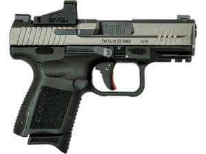 Canik TP9 Elite SC Semi-Automatic Pistol 9mm Luger 3.6" Barrel 12-Round Tungsten Black with Shield SMS2 Optic For Sale