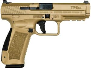 Canik TP9SA Semi-Automatic Pistol 9mm Luger 4.46" Barrel 18-Round Cerakote FDE Brown For Sale