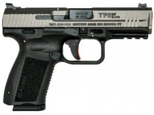 Canik TP9SF Elite Semi-Automatic Pistol 9mm Luger 4.19" Barrel 15-Round Tungsten Black For Sale