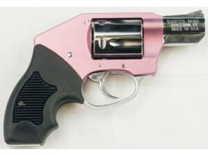 Charter Arms Chic Lady Revolver with Case 38 Special 2" Barrel 5-Round Pink/Stainless and Black Rubber For Sale