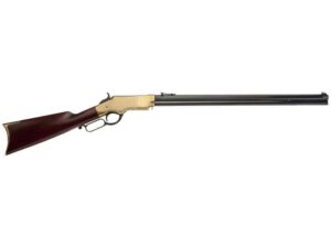 Cimarron Firearms 1860 Henry Civilian Lever Action Centerfire Rifle 45 Colt (Long Colt) 24" Barrel Blued and Walnut Straight Grip For Sale