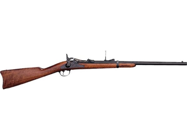 Cimarron Firearms Cavalry Trapdoor Carbine Single Shot Centerfire Rifle 45-70 Government 22" Barrel Blued and Walnut Straight Grip For Sale