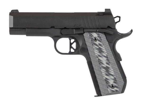 Dan Wesson ECP Semi-Automatic Pistol 9mm Luger 4″ Barrel 8-Round Matte Black/White Swirl For Sale