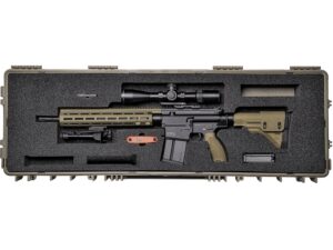 HK MR762A12 LRP III Semi-Automatic Centerfire Rifle 7.62x51mm NATO 16.5″ Barrel Black and Flat Dark Earth Pistol Grip With Scope For Sale