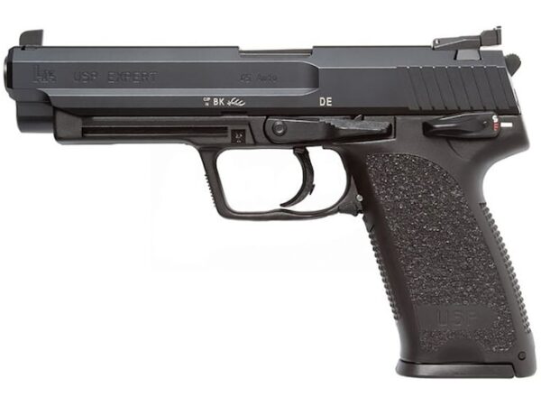HK USP45 Expert V1 Semi-Automatic Pistol 45 ACP 5.19" Barrel 12-Round Black For Sale