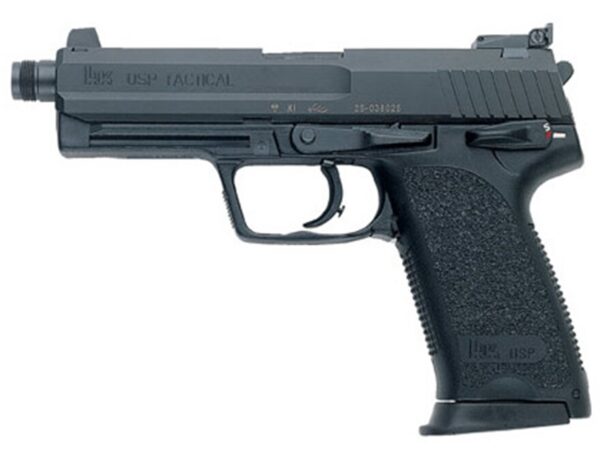 HK USP9 Tactical V1 Semi-Automatic Pistol 9mm Luger 4.86″ Barrel 15-Round Black For Sale