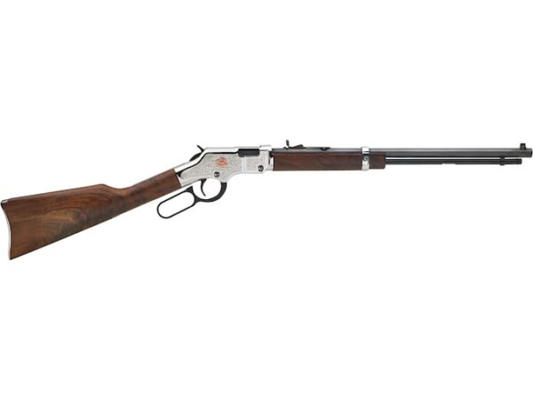 Henry American Beauty Lever Action Rimfire Rifle 22 Long Rifle 20" Barrel Blued and Walnut For Sale
