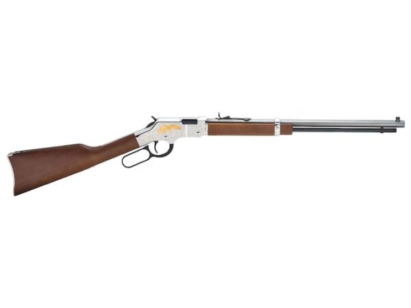 Henry Golden Eagle Lever Action Rimfire Rifle 22 Long Rifle 20" Barrel Blued and Walnut Straight Grip For Sale