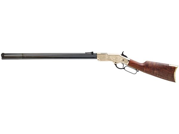 Henry Original Deluxe 3rd Edition Lever Action Centerfire Rifle 44-40 WCF 24.5″ Barrel Blued and Walnut For Sale