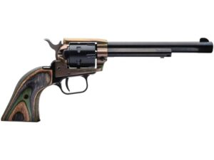 Heritage Manufacturing Rough Rider Combo Revolver 22 Long Rifle 6.5" Barrel 6-Round Blued Camo For Sale