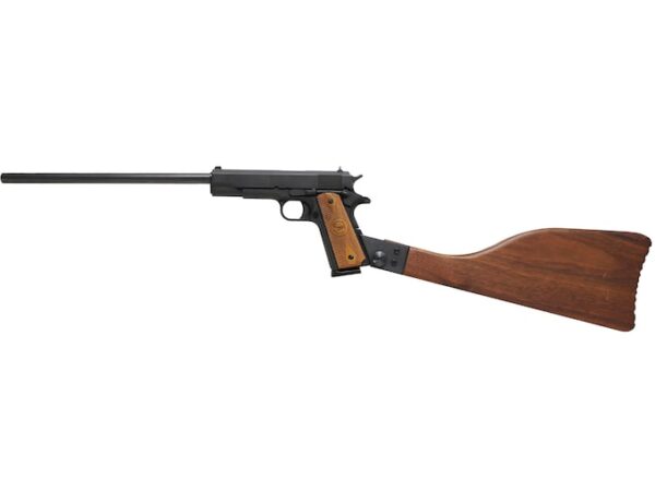 Iver Johnson 1911A1 Semi-Automatic Centerfire Rifle 45 ACP 16" Barrel Blued and Walnut For Sale