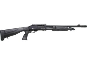 Iver Johnson PAS12 12 Gauge Pump Action Shotgun 18" Barrel Blued and Black Pistol Grip Picatinny Rail For Sale