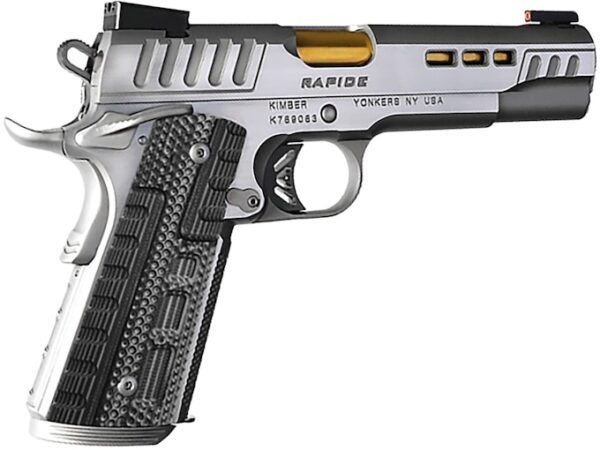 Kimber 1911 Rapide Dawn Semi-Automatic Pistol 9mm Luger 5" Barrel 9-Round Gold Stainless For Sale