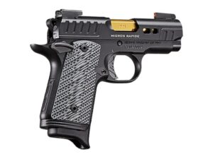 Kimber Micro 9 Rapide Semi-Automatic Pistol 9mm Luger 3.15" Barrel 7-Round Gold Black For Sale
