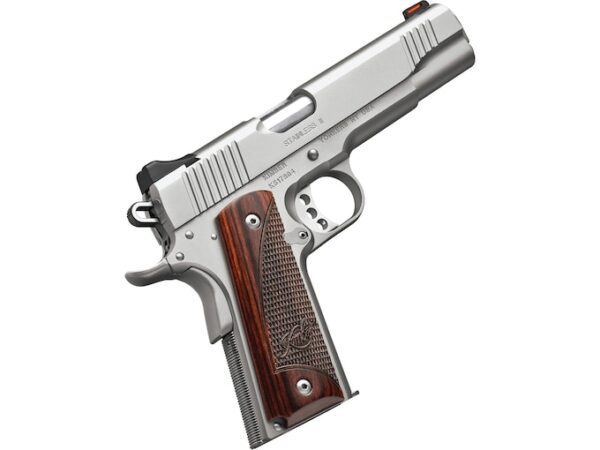 Kimber Stainless II Semi-Automatic Pistol 45 ACP 5" Barrel 7-Round Stainless Rosewood For Sale