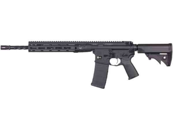 LWRC IC DI Semi-Automatic Centerfire Rifle 5.56x45mm NATO 16.1″ Fluted Barrel and Black Collapsible For Sale