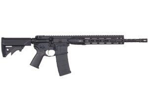 LWRC IC DI Semi-Automatic Centerfire Rifle 5.56x45mm NATO 16.1" Fluted Barrel and Black Collapsible For Sale