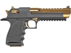 Magnum Research Desert Eagle L6 Series Semi-Automatic Pistol 50 Action Express 6" Barrel 7-Round Black/Gold For Sale