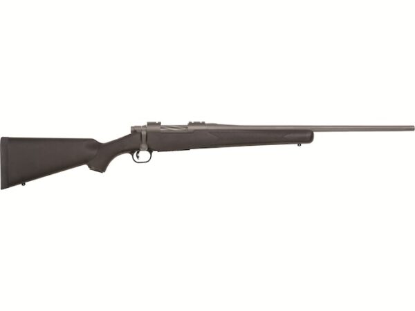 Mossberg Patriot Bolt Action Centerfire Rifle 22-250 Remington 22" Fluted Barrel Cerakote Stainless and Black Straight Grip For Sale