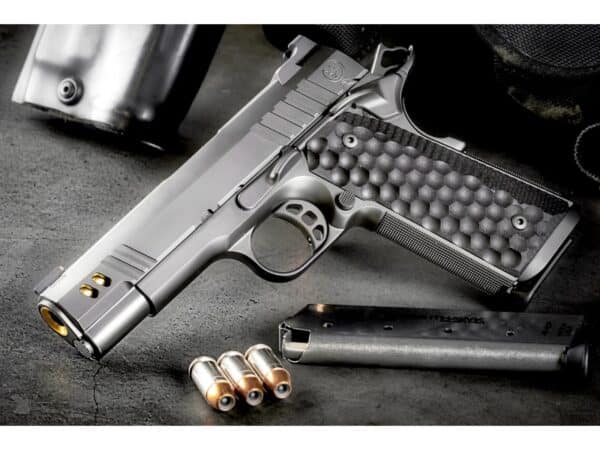 Nighthawk Custom Vice President Semi-Automatic Pistol 9mm Luger 4.25″ Barrel 10-Round DLC Black For Sale
