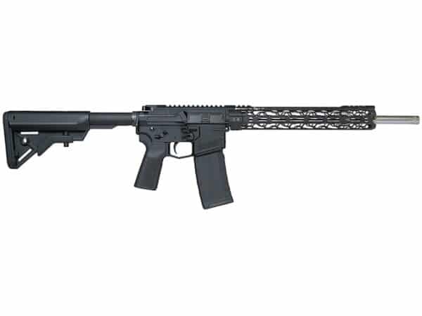 Odin Works OTR15 Semi-Automatic Centerfire Rifle 223 Wylde 16" Fluted Barrel Stainless Steel and Black Pistol Grip For Sale