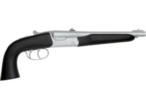 Pedersoli Howdah Alaskan Break Open Side by Side Pistol 45 Colt (Long Colt)/410 Bore 10.25" Barrel 2-Round Stainless Black