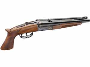 Pedersoli Howdah Break Open Side by Side Pistol 45 Colt (Long Colt)/410 Bore 10.25" Barrel 2-Round Blued Walnut For Sale