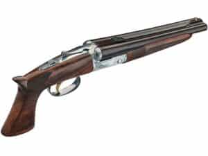 Pedersoli Howdah Deluxe Break Open Side by Side Pistol 45 Colt (Long Colt)/410 Bore 10.25" Barrel 2-Round Blued Walnut For Sale