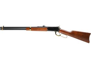 Rossi R92 Gold Lever Action Centerfire Rifle 44 Remington Magnum 20″ Barrel Blued and Wood Straight Grip For Sale