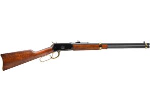 Rossi R92 Gold Lever Action Centerfire Rifle 44 Remington Magnum 20" Barrel Blued and Wood Straight Grip For Sale