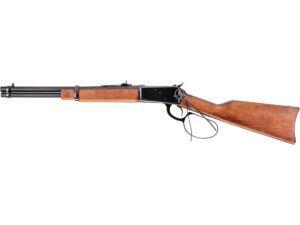 Rossi R92 Large Loop Lever Action Centerfire Rifle 357 Magnum 16″ Barrel Blued and Wood Straight Grip For Sale