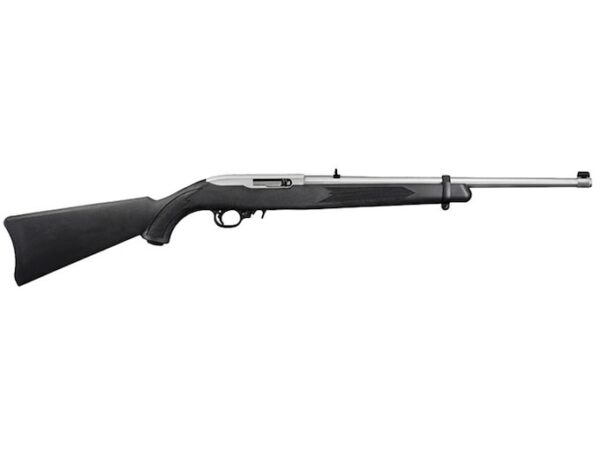 Ruger 10/22 Carbine Semi-Automatic Rimfire Rifle 22 Long Rifle 18.5" Barrel Stainless and Black For Sale