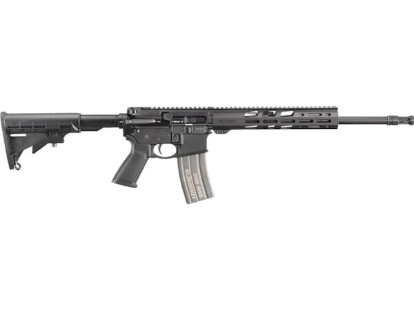 Ruger AR556 Semi-Automatic Centerfire Rifle 300 AAC Blackout (7.62x35mm) 16.1" Barrel Black and Black Pistol Grip For Sale