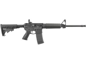 Ruger AR556 Semi-Automatic Centerfire Rifle 5.56x45mm NATO 16.1" Barrel Black and Black Collapsible For Sale