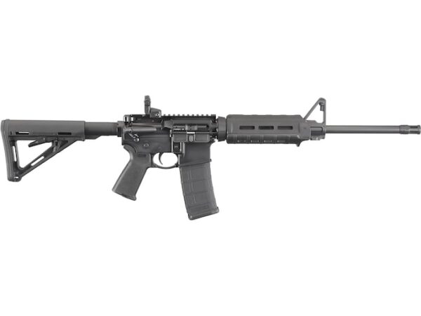 Ruger AR556 Semi-Automatic Centerfire Rifle 5.56x45mm NATO 16.1" Barrel Magpul Handguard Black and Black Collapsible For Sale
