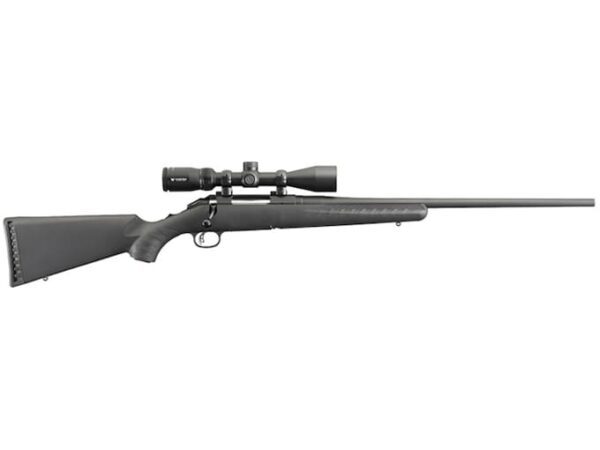 Ruger American Bolt Action Centerfire Rifle 308 Winchester 22" Barrel Black and Black With Scope For Sale