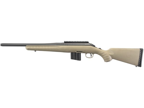 Ruger American Bolt Action Youth Centerfire Rifle 350 Legend 16.38″ Barrel Black and Flat Dark Earth Compact For Sale