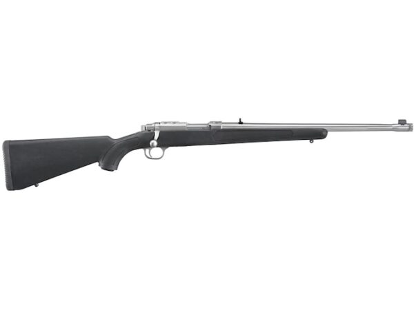 Ruger M77/357 Bolt Action Centerfire Rifle 357 Magnum 18.5" Barrel Stainless Steel and Black For Sale