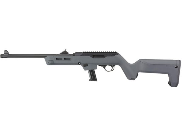 Ruger PC Carbine Magpul Backpacker Semi-Automatic Centerfire Rifle 9mm Luger 16.12″ Fluted Barrel Matte and Gray Pistol Grip For Sale