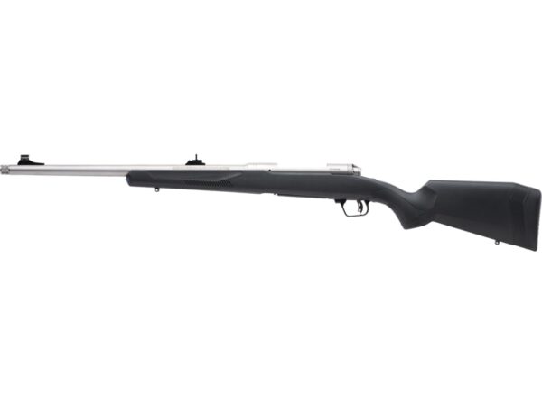 Savage Arms 110 Brush Hunter Bolt Action Centerfire Rifle 338 Winchester Magnum 20″ Barrel Stainless and Black Monte Carlo For Sale