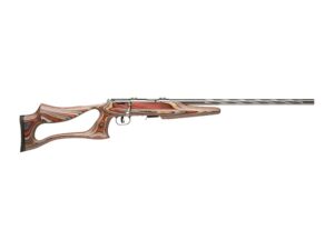 Savage Arms 93 Bolt Action Rimfire Rifle 17 Hornady Magnum Rimfire (HMR) 21" Fluted Barrel Stainless and Natural Thumbhole For Sale