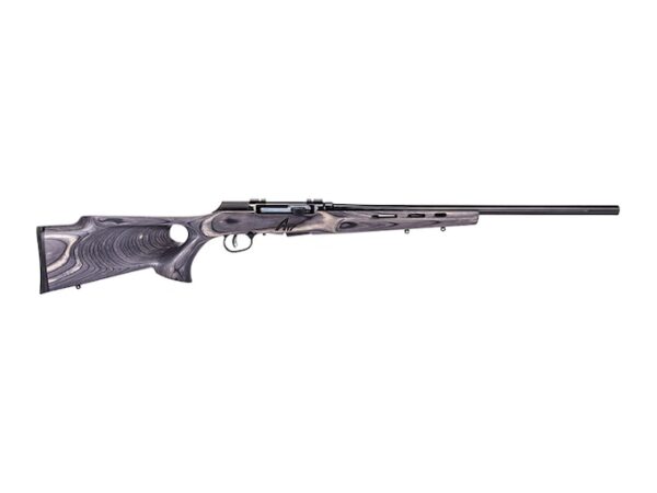 Savage Arms A17 Semi-Automatic Rimfire Rifle 17 Hornady Magnum Rimfire (HMR) 22" Barrel Black and Gray Laminated Thumbhole For Sale