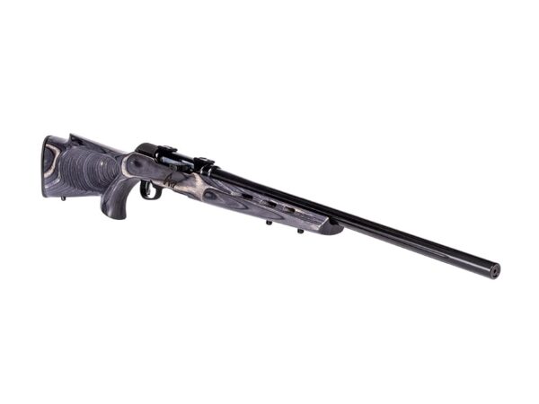 Savage Arms A17 Semi-Automatic Rimfire Rifle 17 Hornady Magnum Rimfire (HMR) 22″ Barrel Black and Gray Laminated Thumbhole For Sale