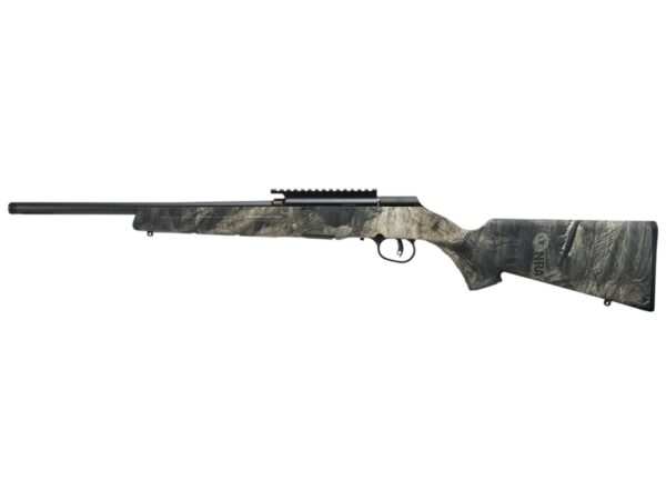 Savage Arms A22 FV-SR Overwatch Semi-Automatic Rimfire Rifle 22 Long Rifle 16.5″ Barrel Matte Black and Mossy Oak Camo For Sale