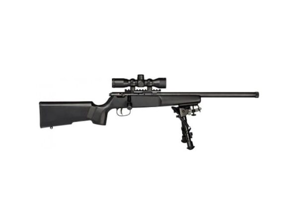 Savage Arms Rascal Bolt Action Rimfire Rifle 22 Long Rifle 16.13" Barrel Black and Black With Scope For Sale