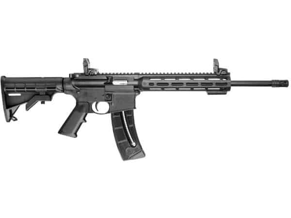Smith & Wesson M&P 15-22 Sport Semi-Automatic Rimfire Rifle with Magpul MBUS Sights For Sale
