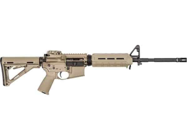 Spike's Tactical M4LE Semi-Automatic Centerfire Rifle 5.56x45mm NATO 16" Barrel Black and Flat Dark Earth Pistol Grip For Sale