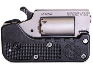 Standard Manufacturing Switch-Gun Folding Revolver 22 Winchester Magnum Rimfire (WMR) 0.88" Barrel 5-Round Silver Black For Sale