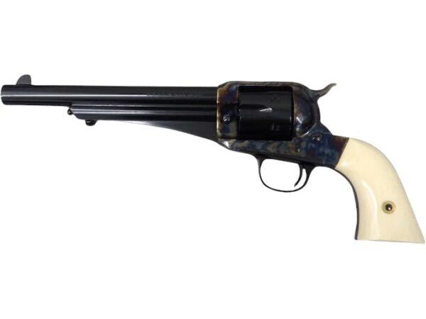 Taylor's & Company 1875 Army Outlaw Rambler Revolver 45 Colt (Long Colt) 7.5" Barrel 6-Round Blued Ivory For Sale